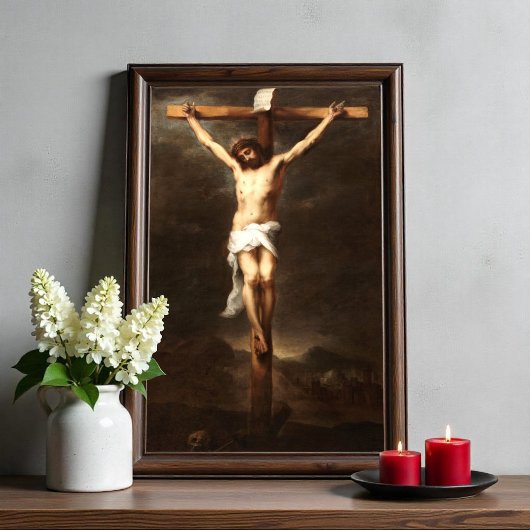 Impression Photo La Crucifixion, Bartolomé Estebán Murillo