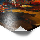 Impression Photo La Danse des Masaï, Afrique (Coin)