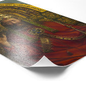 Impression Photo La Déité Enthronée, Christ, Le Retable De Gand (Coin)