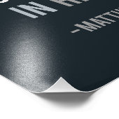 Impression Photo La foi chrétienne Bible Verse matthew 10:28 Vérité (Coin)