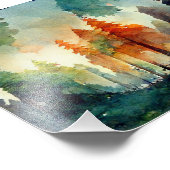 Impression Photo La forêt (nature) (Coin)