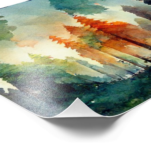 Impression Photo La forêt (nature) (Coin)