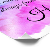 Impression Photo La gentillesse vient de l'affiche du coeur (Coin)