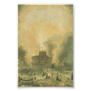 Impression Photo La Girandola au Castel Sant'Angelo