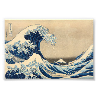 Impression Photo La Grande Vague par Katsushika Hokusai
