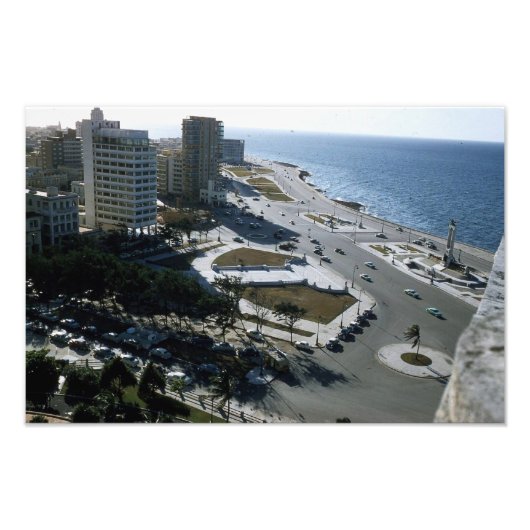 Impression Photo La Havane 1957 en couleur (Devant)