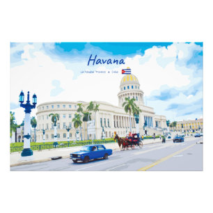 Impression Photo La Havane, Cuba - Âme Classique Vintage