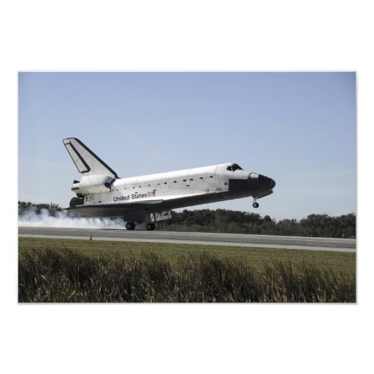 Impression Photo La navette spatiale Atlantis touche 3 (Devant)
