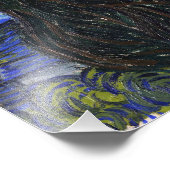 Impression Photo La nuit étoilée de Van Gogh (Coin)