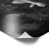 Impression Photo La nuit sur le cimetière - Angel avec Diable (Coin)