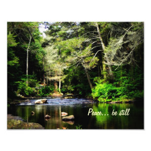 Impression Photo La "paix… soit toujours" copie de l'art 11x14