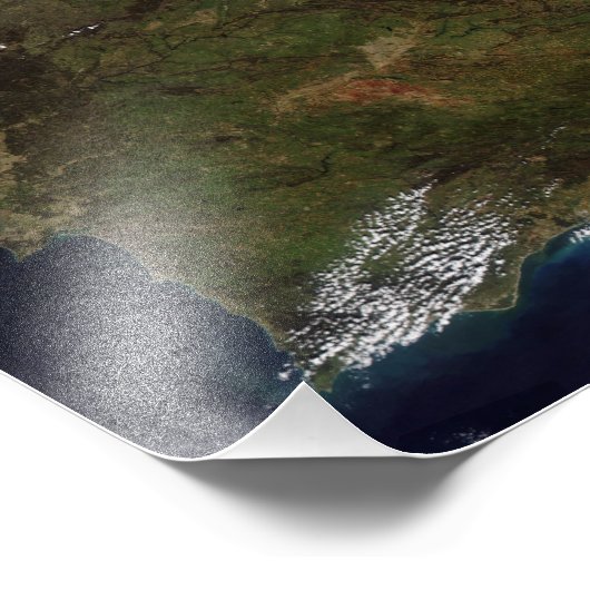 Impression Photo La péninsule ibérique (Coin)