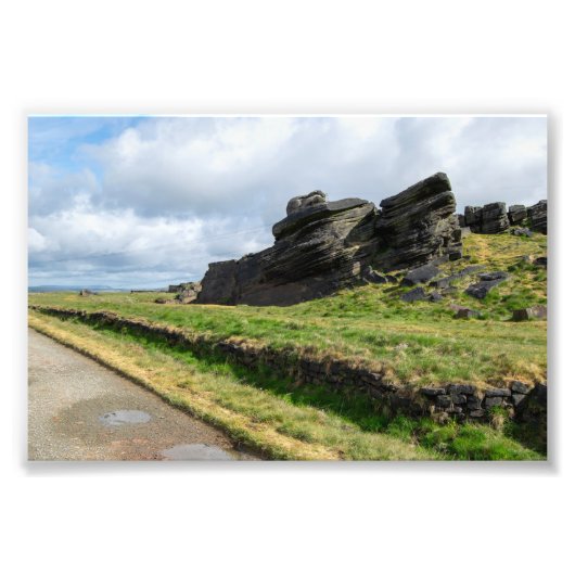 Impression Photo La Pierre de Pluie, Blackstone Edge (Devant)