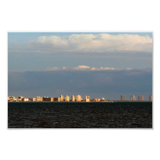 Impression Photo La plage de Fort Myers (Devant)