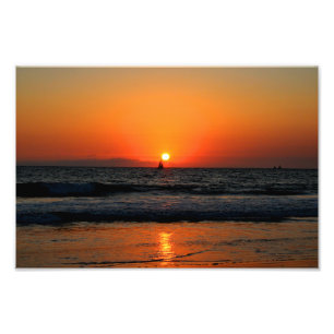 Impression Photo La plage d'El Porto Manhattan