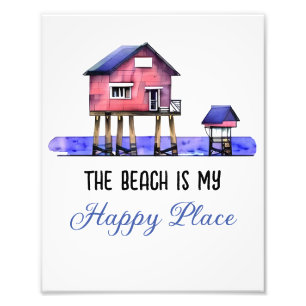 Impression Photo La plage est mon endroit heureux
