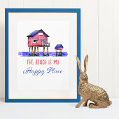 Impression Photo La plage est mon endroit heureux