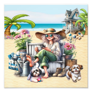 Impression Photo La Plage - Mon Endroit Heureux