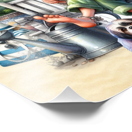 Impression Photo La Plage - Mon Endroit Heureux (Coin)