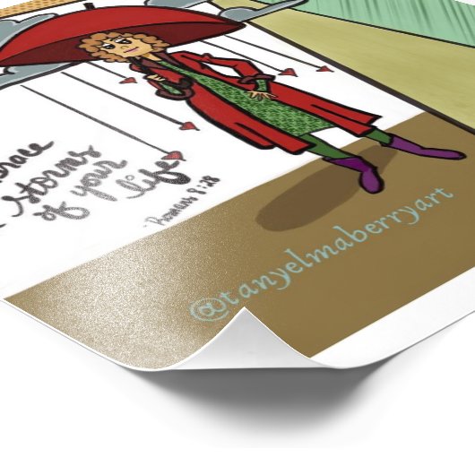 Impression Photo La pluie (Coin)