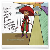 Impression Photo La pluie (Devant)