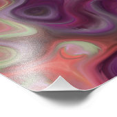 Impression Photo La pluie, violette (Coin)