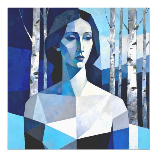 Impression Photo La Pose de « Caelith » – Un Portrait Abstrait (Devant)