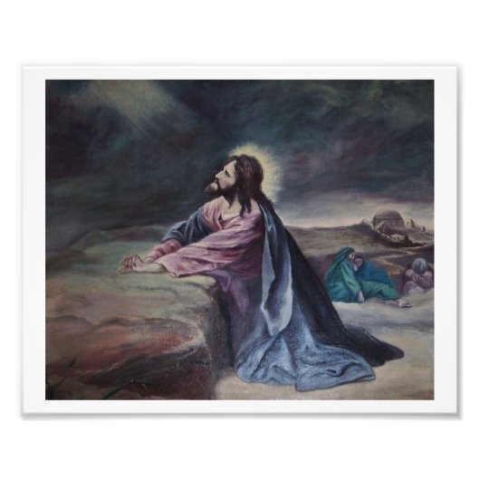 Impression Photo La prière dans le jardin (Devant)