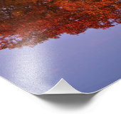 Impression Photo La réflexion de l'automne (Coin)