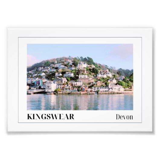 Impression Photo La rivière Dart, Kingswear, Devon (Devant)