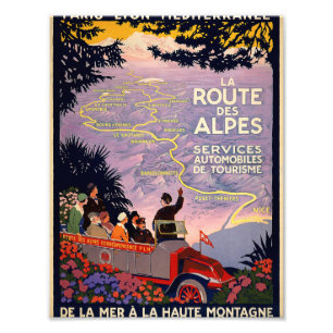 Impression Photo La route des Alpes