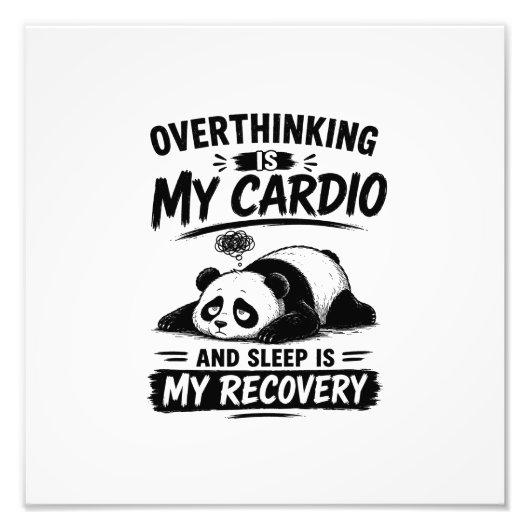 Impression Photo La rumination est mon cardio (Devant)