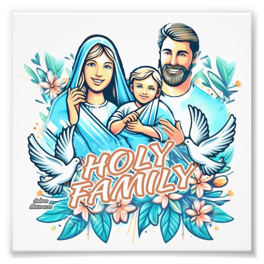 Impression Photo La Sainte Famille (Devant)