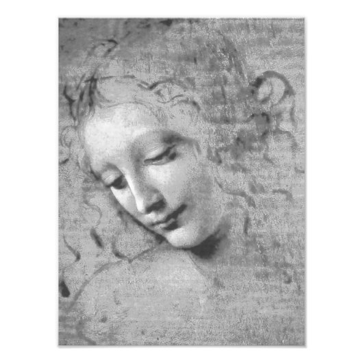 Impression Photo La Scapigliata par Leonardo da Vinci (Devant)
