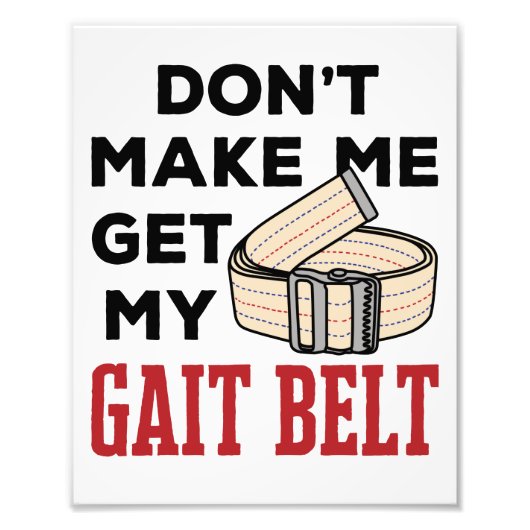 Impression Photo La thérapie physique ne m'oblige pas à obtenir ma  (Devant)