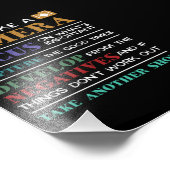 Impression Photo La Vie Est Comme Un Photographe De Caméra (Coin)