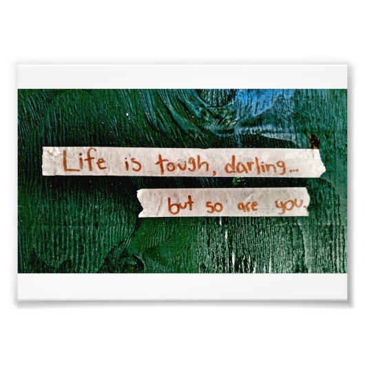 Impression Photo La Vie Est Difficile (Devant)