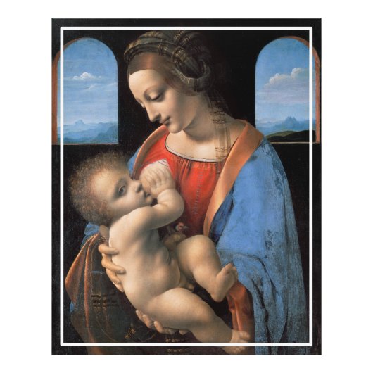 Impression Photo La Vierge Marie allaite Le Christ Enfant-324 (Devant)