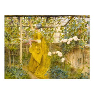 Impression Photo La vigne de Carl Larsson