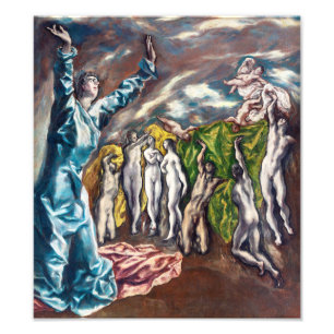 Impression Photo La Vision de saint Jean El Greco