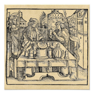 Impression Photo Laboratoire alchimiste royal dans le château