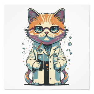 Impression Photo Laboratoire de chat ciblé