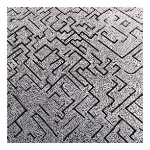 Impression Photo Labyrinthe Intriqué Noir & Blanc
