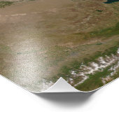 Impression Photo Lac Balkhash dans l'est du Kazakhstan (Coin)