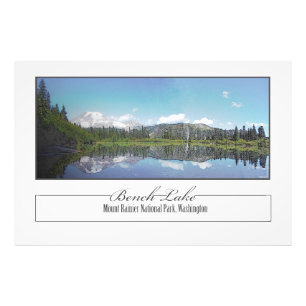 Impression Photo Lac Bench