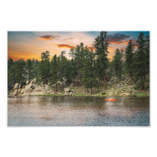 Impression Photo Lac Bismark dans la Forêt nationale de Black Hills