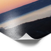 Impression Photo Lac Cayuga au coucher du soleil (Coin)