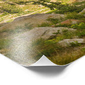 Impression Photo Lac Cecret avec arc-en-ciel sur Devil's Castle, (Coin)