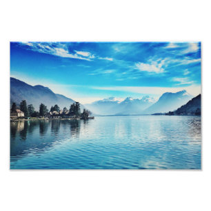 Impression Photo Lac d'Annecy - Baie de Talloires Imprimer