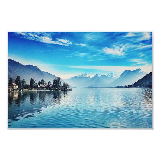 Impression Photo Lac d'Annecy - Baie de Talloires Imprimer (Devant)
